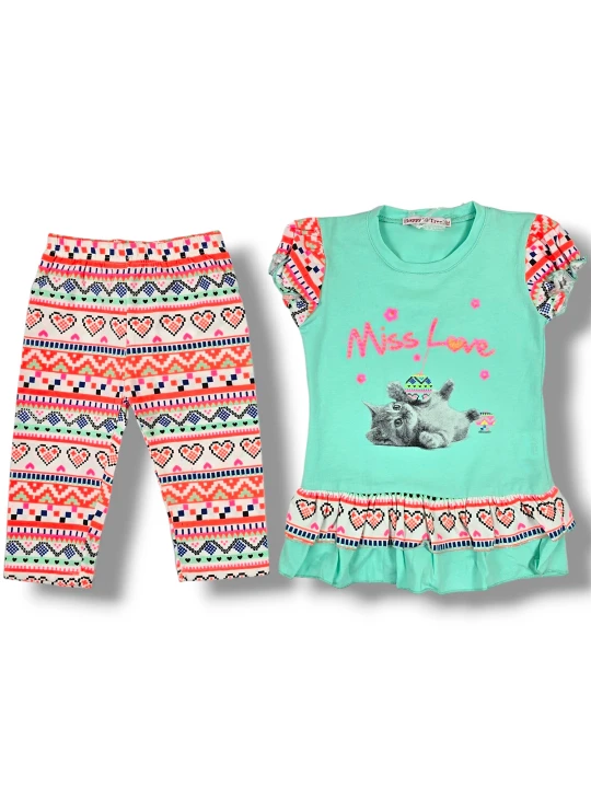 Бебешки летен комплект за момиче Бебешки летен комплект за момиче