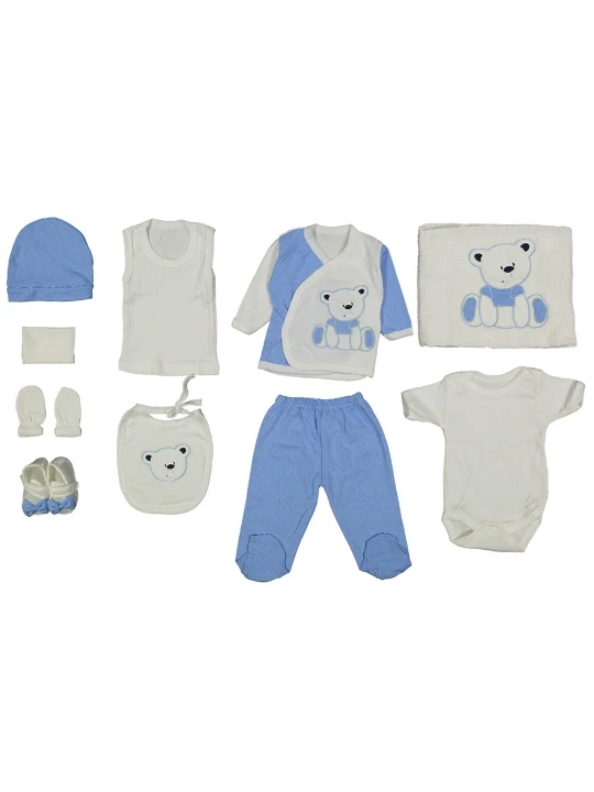 Бебешки комплект за изписване от 10 части Бебешки комплект за изписване от 10 части