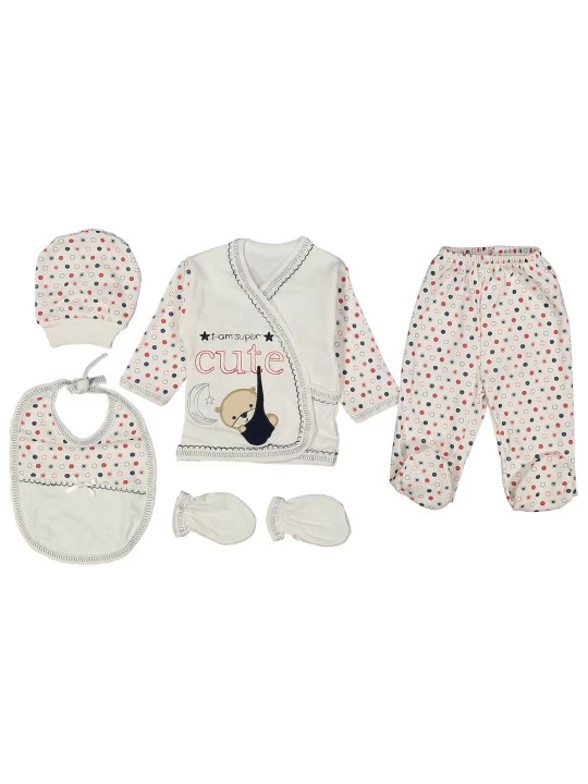 Бебешки комплект за изписване от 5 Cute Бебешки комплект за изписване от 5 Cute