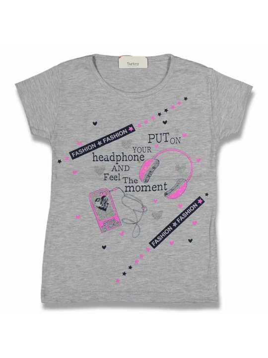 Памучна тениска за момиче А2785 Памучна тениска за момиче А2785