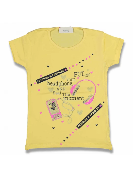 Памучна тениска за момиче А2781 Памучна тениска за момиче А2781