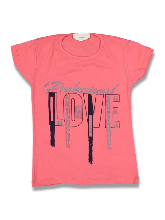 Памучна тениска за момиче А2837 Памучна тениска за момиче А2837