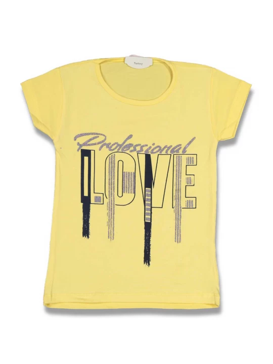 Памучна тениска за момиче А2837 Памучна тениска за момиче А2837