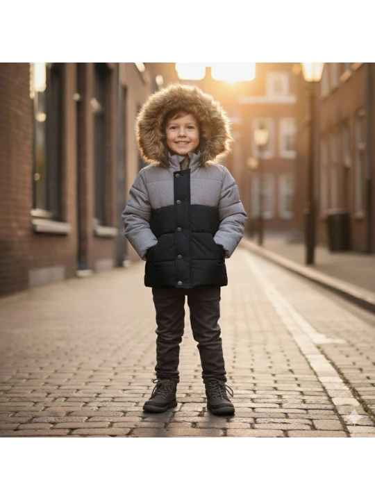 Зимно детско яке за момче Зимно детско яке за момче