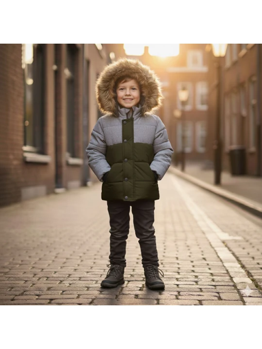 Зимно детско яке за момче Зимно детско яке за момче