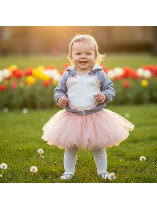 Комплект с дълъг ръкав за момиче Комплект с дълъг ръкав за момиче