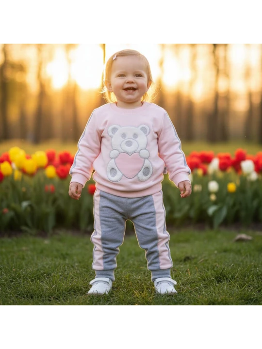 Бебешки Комплект 'Кремава Мечешка Обич Бебешки Комплект 'Кремава Мечешка Обич