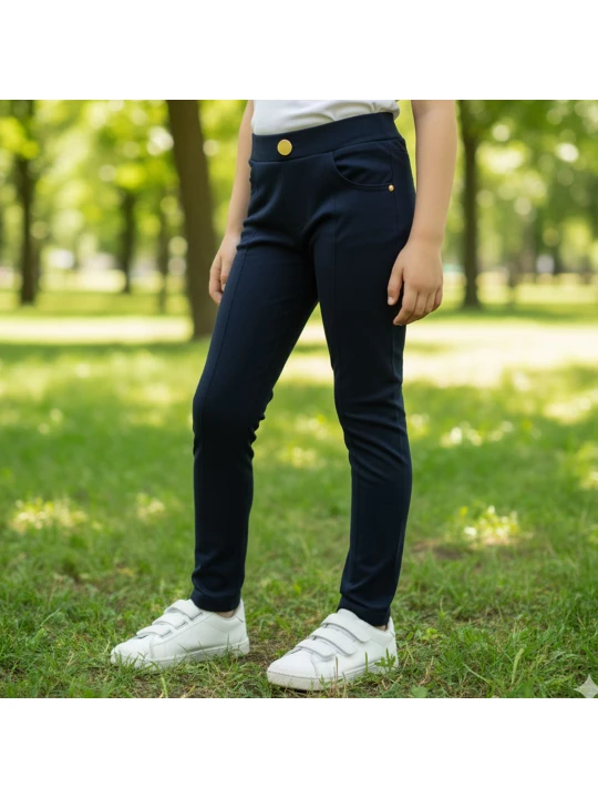 Детски панталон еластичен за момиче Детски панталон еластичен за момиче