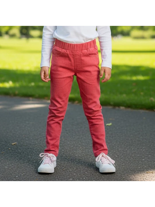 Коралова Елегантност: Детски Памучен Клин за Момиче Коралова Елегантност: Детски Памучен Клин за Момиче