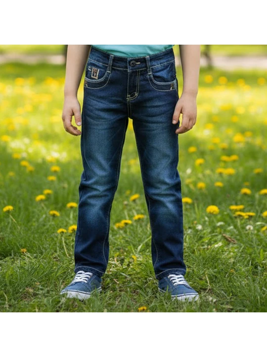 Ватирани детски дънки за момче Ватирани детски дънки за момче