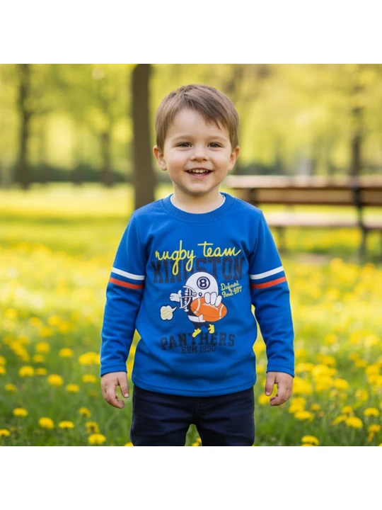 Детска блуза с лека вата за момче Детска блуза с лека вата за момче