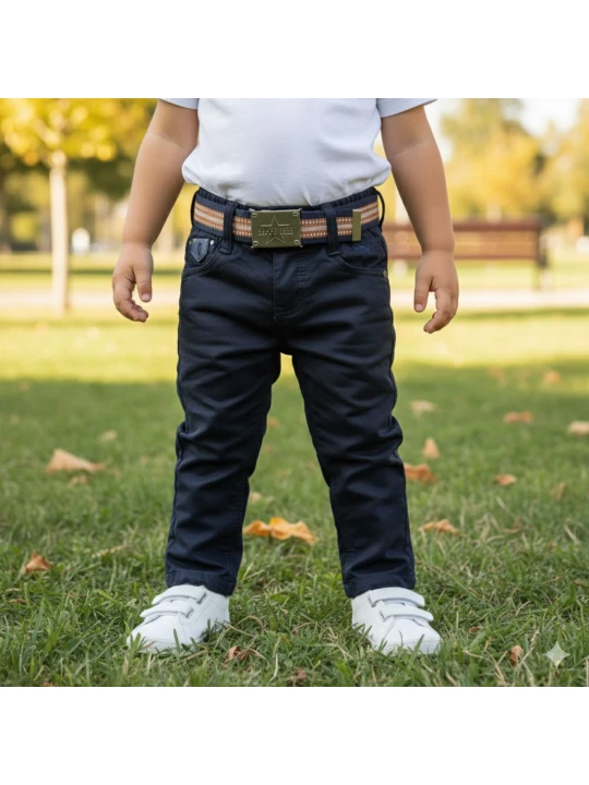 Ватирани памучни детски панталони за момче меки и удобни Ватирани памучни детски панталони за момче меки и удобни