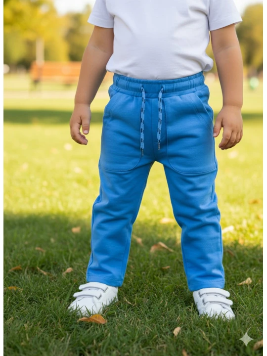 "Небесно Синьо Удобство" - Жизнено Бебешко Долнище от Брезе "Небесно Синьо Удобство" - Жизнено Бебешко Долнище от Брезе