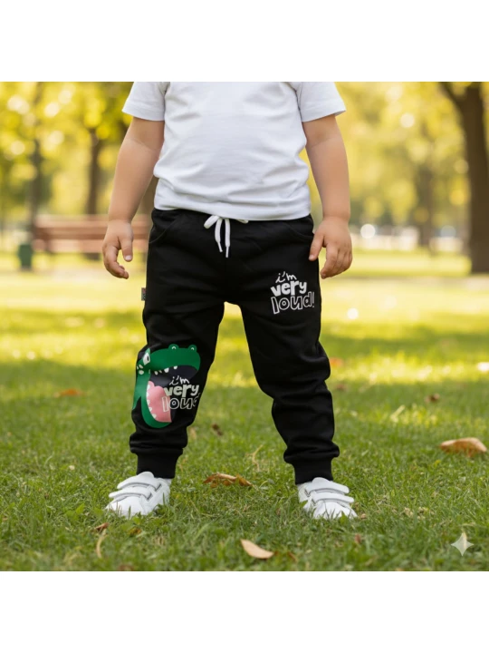 Детско долнище за момче с динозавър Детско долнище за момче с динозавър