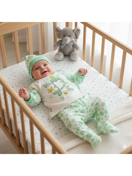 Бебешки комплект 'Морски шеги' – 3 Части Бебешки комплект 'Морски шеги' – 3 Части