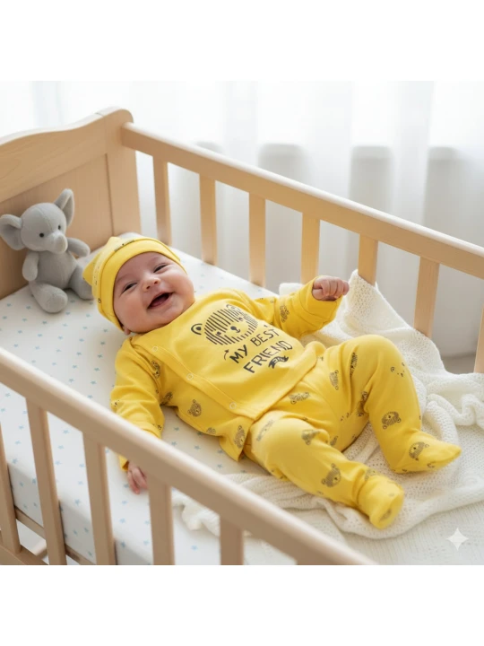 Бебешки комплект 'Мечешки прегръдки' – 3 Части Бебешки комплект 'Мечешки прегръдки' – 3 Части