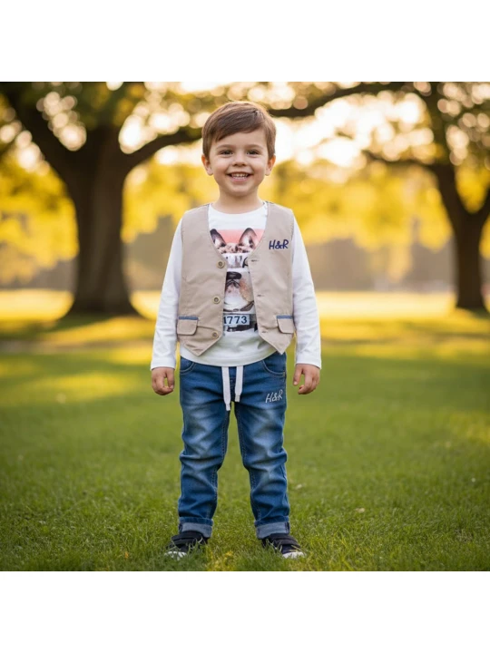 Детски комплект от 3 части за момче Детски комплект от 3 части за момче