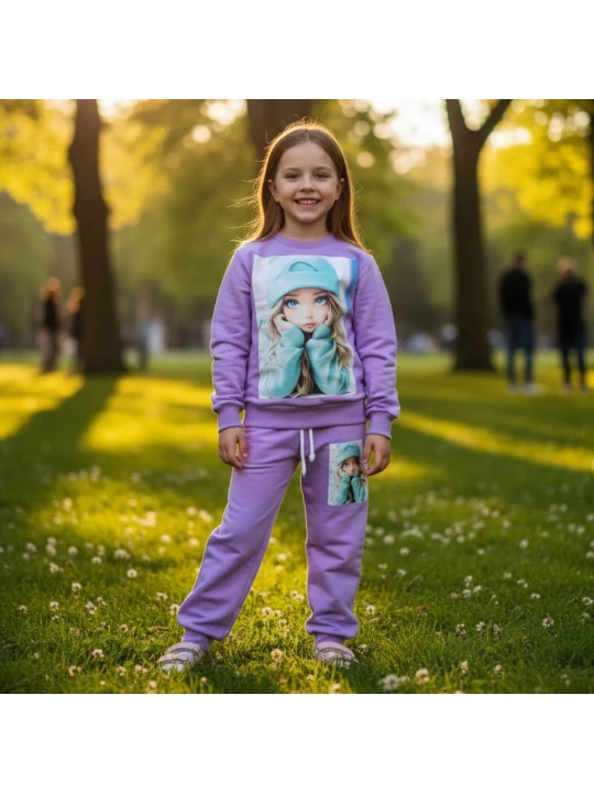 Детски екип за момиче Високо качество Детски екип за момиче Високо качество