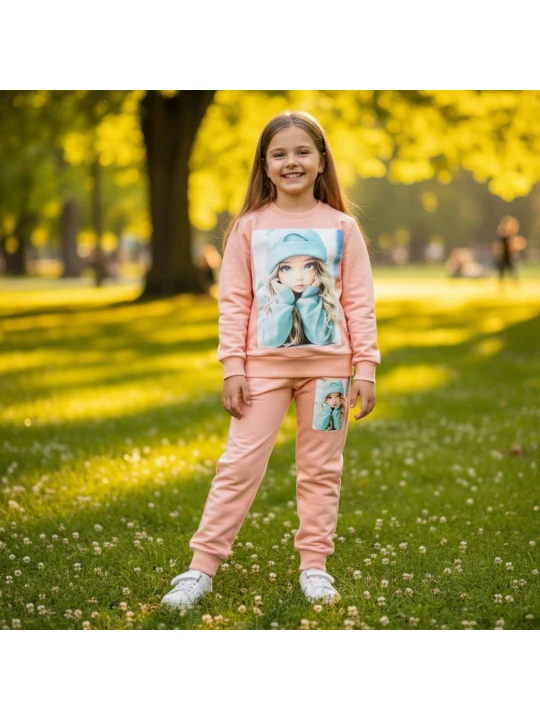 Детски екип за момиче Високо качество Детски екип за момиче Високо качество