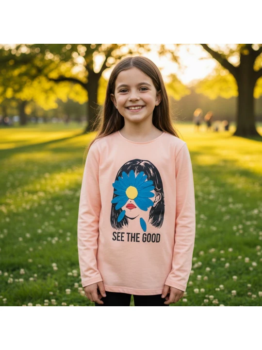 "Цветен Поглед" - Детска Блуза "See The Good" "Цветен Поглед" - Детска Блуза "See The Good"