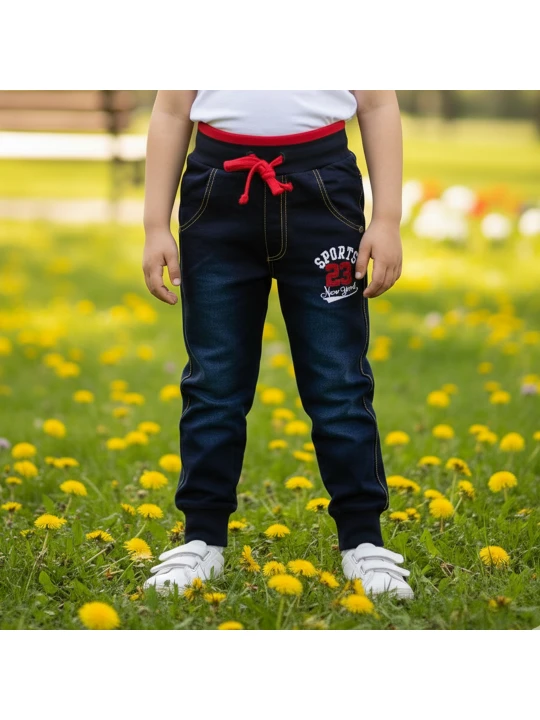 Детски дънки за момче с лека вата Детски дънки за момче с лека вата