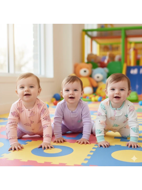 Комплект бебешки ромпъри за момиче Комплект бебешки ромпъри за момиче