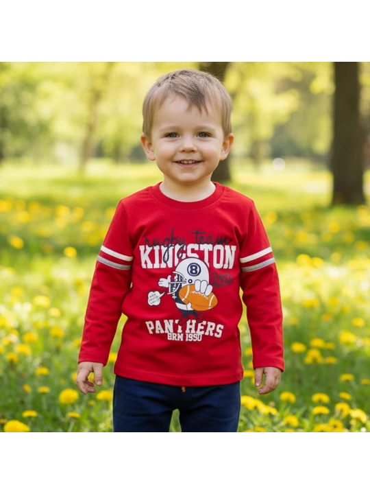 Детска блуза с лека вата за момче Детска блуза с лека вата за момче